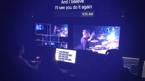 Big Screen in a Studio